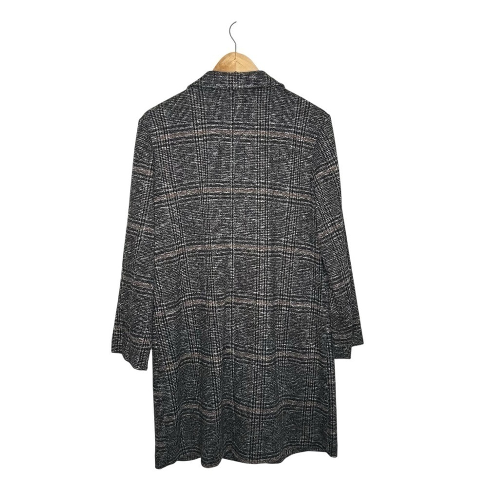 Sanctuary Carlyle Plaid Coat Abstract Plaid Soft Oversized Career Jacket Medium - Picture 10 of 15
